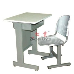 Fixed Single Desk ,Chair