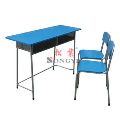 Double Student Desk & Chair