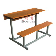 Detachable Double Student Desk & Chair