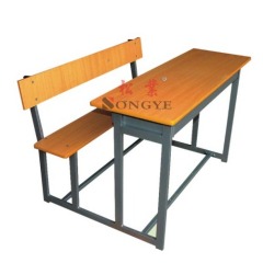 Detachable Double Student Desk & Chair