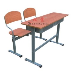 Detachable Double Student Desk & Chair