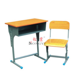 Adjustable Single Desk & Chair