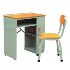 Steel Single Desk & Chair