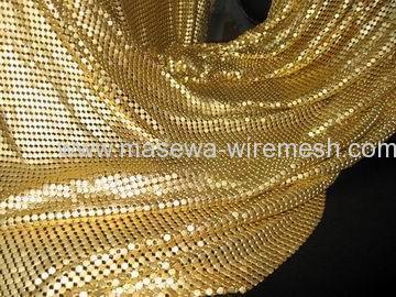 metal curtain golden cloth flexible curtain