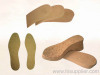 cork heel and sole