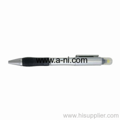 black rubber grip multi function pens