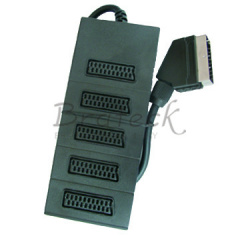 plug to jacks Scart Spliter