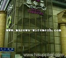 stainless steel mesh wall facade