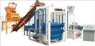 Color pavers machine