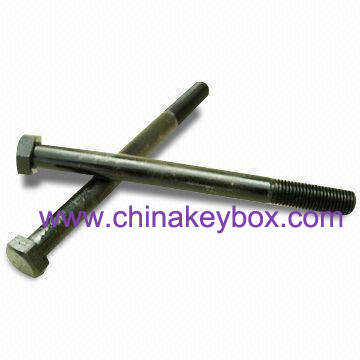 Black oxide carriage bolts