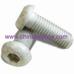 Galvanized carriage bolts