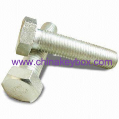 Galvanized carriage bolts