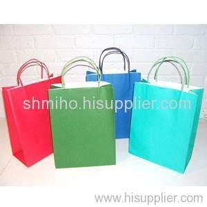 color kraft paper bag