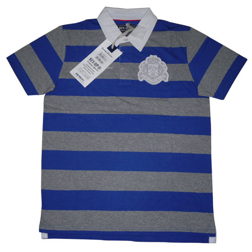 men's yarn dyed polo