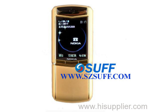 Gold Arte Single Card Quadband Cell Phone
