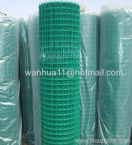 PVC coated welded wire mesh green