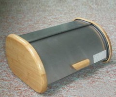 Stainless steel bread box