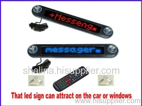 LED car sign
