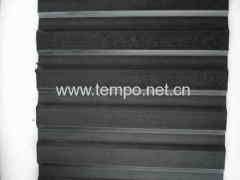 Wide stripe rubber sheet