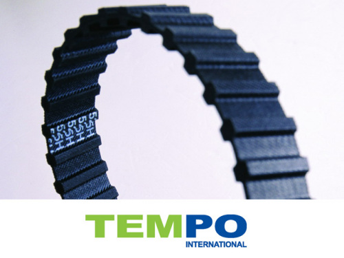 Double sided rubber timing belt