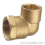 Brass female elbow