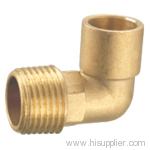 Brass male elbow