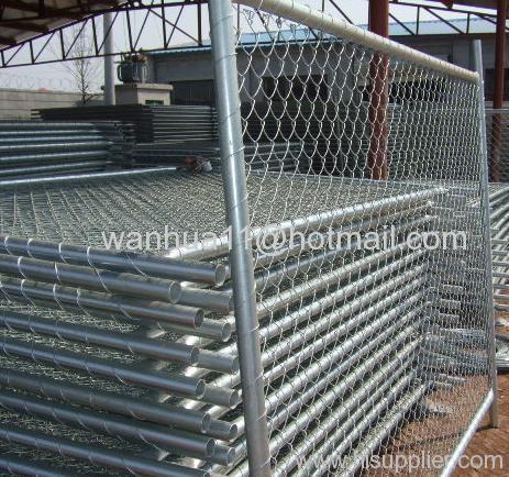 chain link movable fence