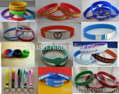 Silicone wristbands