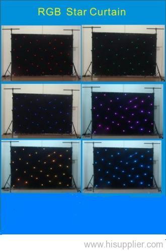 LED Star curtain cloth