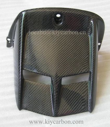 Carbon fiber rear hugger