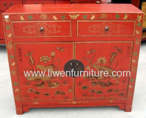 antique painting cabinet