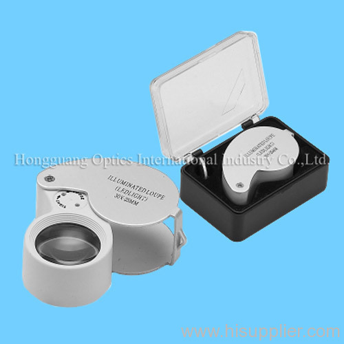 30x 25mm Jewellery illuminating magnifier