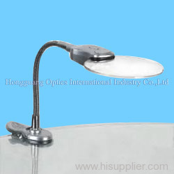 metal led bench magnifier