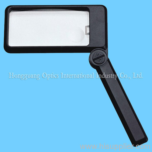 folding Illuminating magnifier