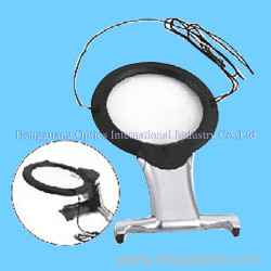 hands free magnifier with led