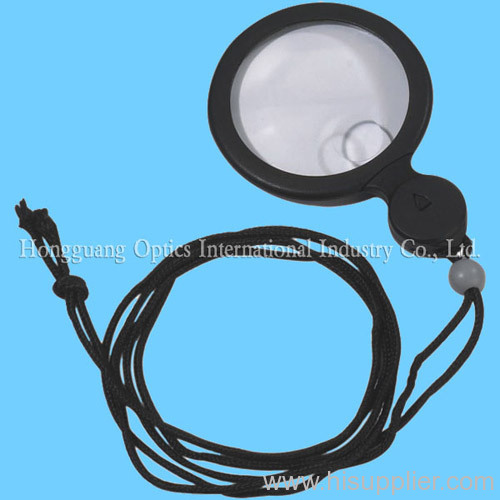 suspension magnifier with led