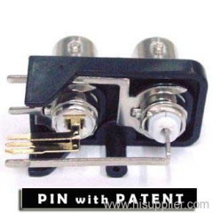 BNC DOUBLE JACK CONNECTOR