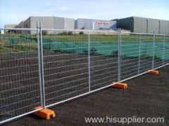 Temporary fence