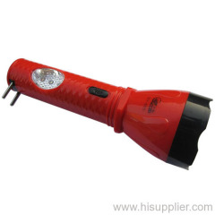 led flashlight，plastic rechargeable flashlight