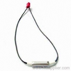 Aluminum tube thermistor temperature sensor probe assembly