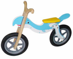 wooden balance bike