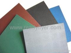 Rubber tile