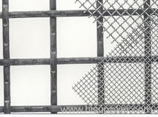 electro galvanized crimp steel mesh