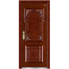 solid wood steel door