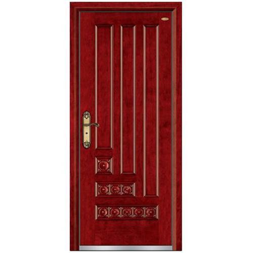 wooden steel door