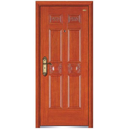 solid wood steel door