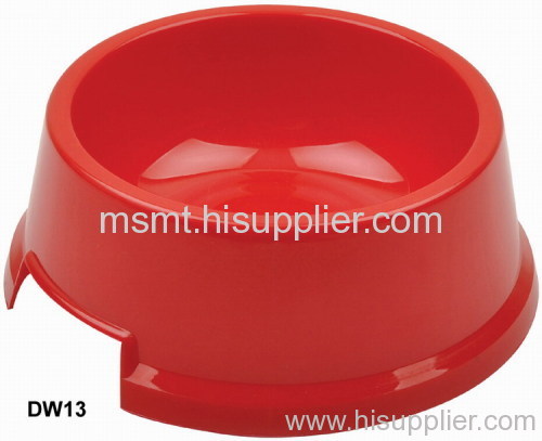 red plastic bowl