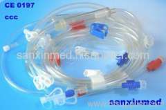 Hemodialysis blood line set