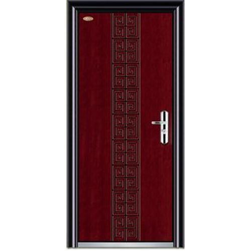 safety wooden steel door