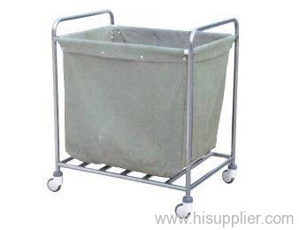 Stainless steel trolley for waste